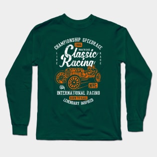 Championship Speedrace Classic Racing International Racing Born To Race Long Sleeve T-Shirt